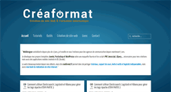 Desktop Screenshot of creaformat.fr