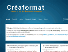 Tablet Screenshot of creaformat.fr